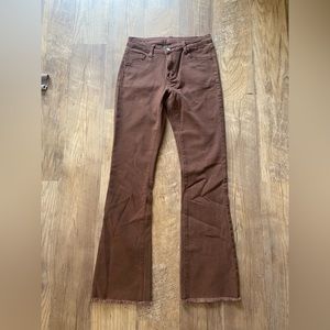 brown womens jeans